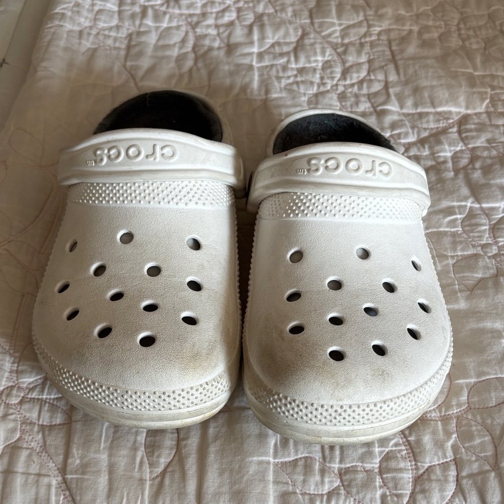 Crocs lined m4/w6 white